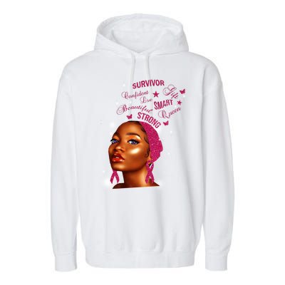 Breast Cancer Survivor Queen Garment-Dyed Fleece Hoodie