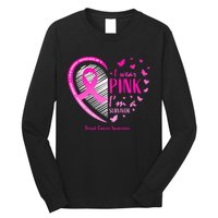 Breast Cancer Survivor Gifts Awareness Long Sleeve Shirt