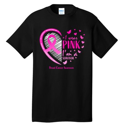 Breast Cancer Survivor Gifts Awareness Tall T-Shirt