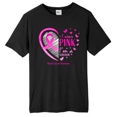 Breast Cancer Survivor Gifts Awareness Tall Fusion ChromaSoft Performance T-Shirt