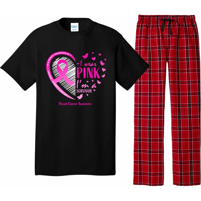 Breast Cancer Survivor Gifts Awareness Pajama Set