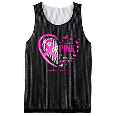 Breast Cancer Survivor Gifts Awareness Mesh Reversible Basketball Jersey Tank