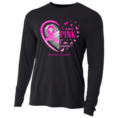 Breast Cancer Survivor Gifts Awareness Cooling Performance Long Sleeve Crew