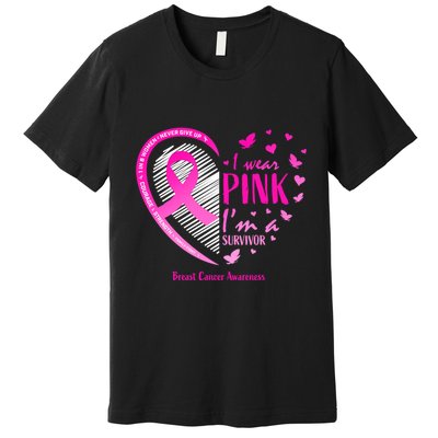 Breast Cancer Survivor Gifts Awareness Premium T-Shirt