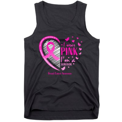 Breast Cancer Survivor Gifts Awareness Tank Top