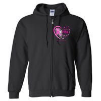 Breast Cancer Survivor Gifts Awareness Full Zip Hoodie