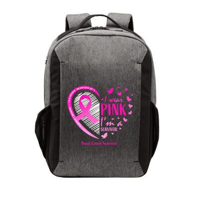 Breast Cancer Survivor Gifts Awareness Vector Backpack