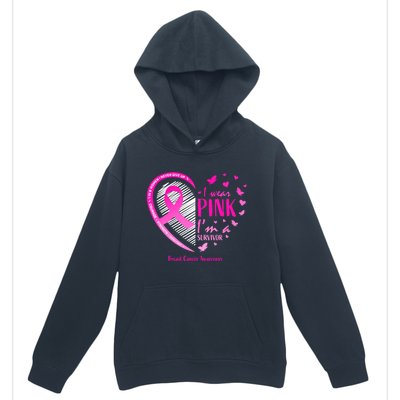 Breast Cancer Survivor Gifts Awareness Urban Pullover Hoodie