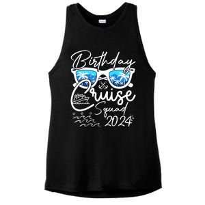 Birthday Cruise Squad Funny Birthday Party Cruise Squad 2024 Ladies PosiCharge Tri-Blend Wicking Tank