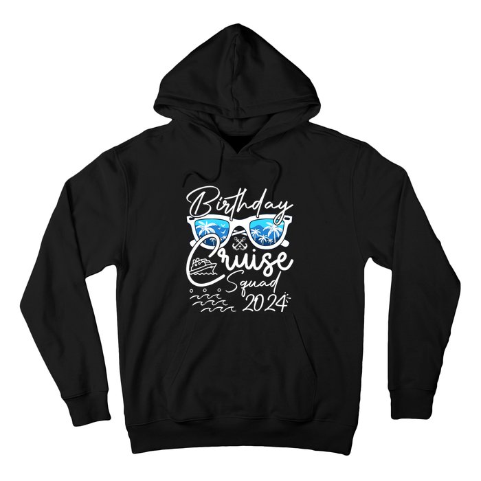 Birthday Cruise Squad Funny Birthday Party Cruise Squad 2024 Hoodie