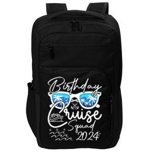 Birthday Cruise Squad Funny Birthday Party Cruise Squad 2024 Impact Tech Backpack