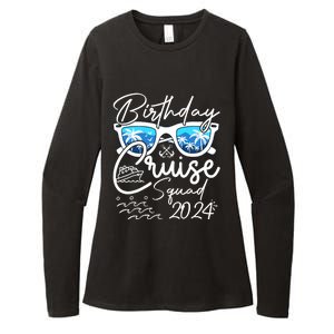 Birthday Cruise Squad Funny Birthday Party Cruise Squad 2024 Womens CVC Long Sleeve Shirt