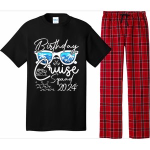 Birthday Cruise Squad Funny Birthday Party Cruise Squad 2024 Pajama Set