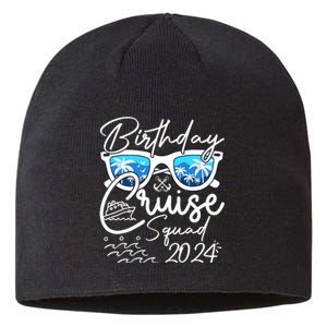 Birthday Cruise Squad Funny Birthday Party Cruise Squad 2024 Sustainable Beanie