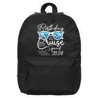 Birthday Cruise Squad Funny Birthday Party Cruise Squad 2024 16 in Basic Backpack