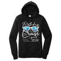 Birthday Cruise Squad Funny Birthday Party Cruise Squad 2024 Women's Pullover Hoodie