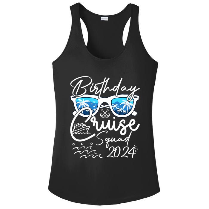 Birthday Cruise Squad Funny Birthday Party Cruise Squad 2024 Ladies PosiCharge Competitor Racerback Tank