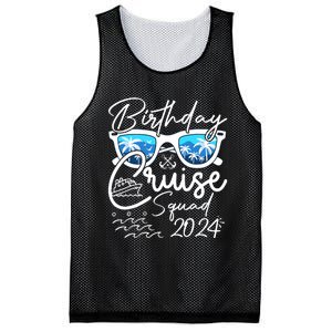 Birthday Cruise Squad Funny Birthday Party Cruise Squad 2024 Mesh Reversible Basketball Jersey Tank