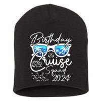 Birthday Cruise Squad Funny Birthday Party Cruise Squad 2024 Short Acrylic Beanie