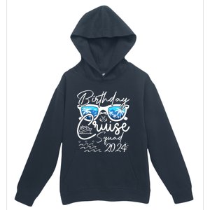 Birthday Cruise Squad Funny Birthday Party Cruise Squad 2024 Urban Pullover Hoodie