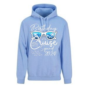 Birthday Cruise Squad Funny Birthday Party Cruise Squad 2024 Unisex Surf Hoodie