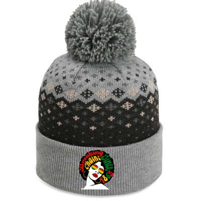 Breaking Chains Since 1865 Juneteenth Black American Freedom Gift The Baniff Cuffed Pom Beanie