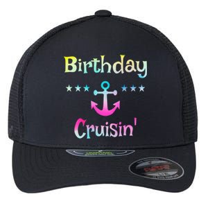 Birthday Cruise Squad Birthday Cruising Gift Flexfit Unipanel Trucker Cap