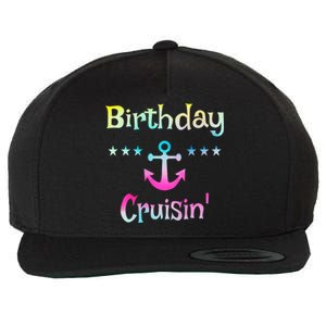 Birthday Cruise Squad Birthday Cruising Gift Wool Snapback Cap