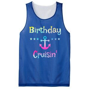 Birthday Cruise Squad Birthday Cruising Gift Mesh Reversible Basketball Jersey Tank