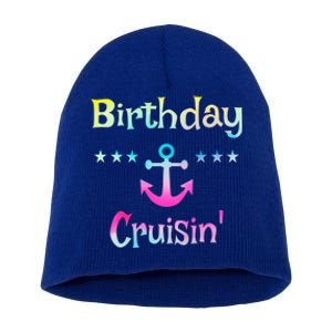 Birthday Cruise Squad Birthday Cruising Gift Short Acrylic Beanie