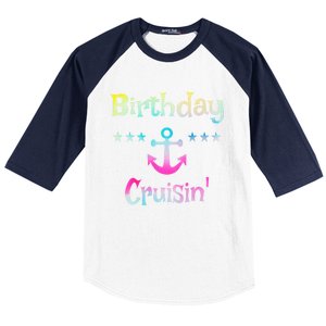 Birthday Cruise Squad Birthday Cruising Gift Baseball Sleeve Shirt