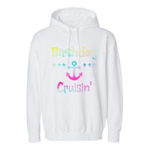 Birthday Cruise Squad Birthday Cruising Gift Garment-Dyed Fleece Hoodie