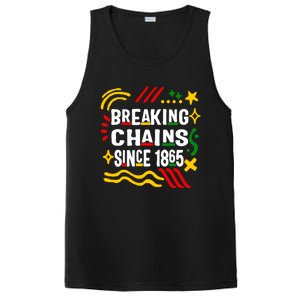 Breaking Chains Since 1865 African American Melanin Junetee Gift PosiCharge Competitor Tank