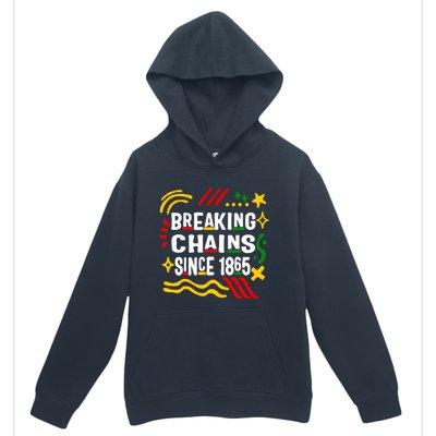 Breaking Chains Since 1865 African American Melanin Junetee Gift Urban Pullover Hoodie