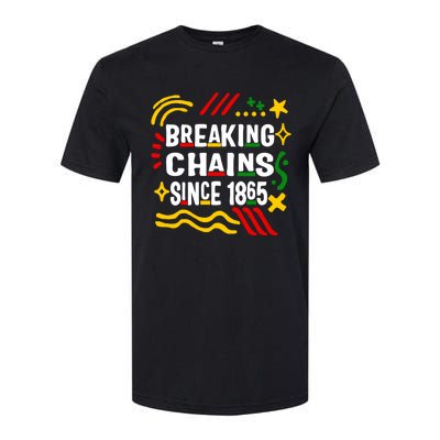 Breaking Chains Since 1865 African American Melanin Junetee Gift Softstyle CVC T-Shirt