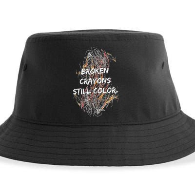 Broken Crayons Still Color Sustainable Bucket Hat