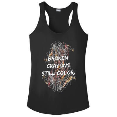 Broken Crayons Still Color Ladies PosiCharge Competitor Racerback Tank