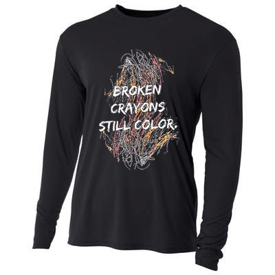 Broken Crayons Still Color Cooling Performance Long Sleeve Crew