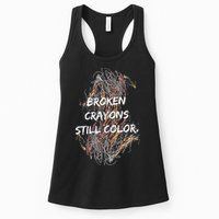 Broken Crayons Still Color Womens Tank Top