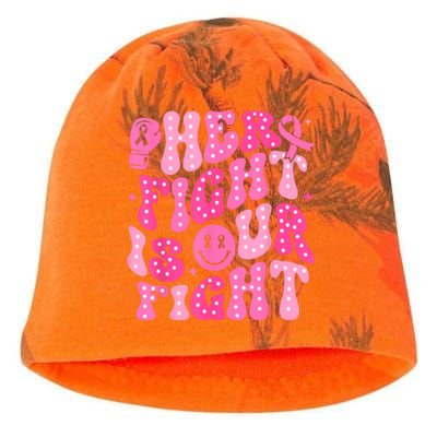 Breast Cancer Support Her Fight Is Our Fight Gift Kati - Camo Knit Beanie