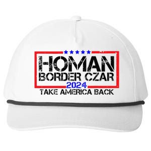 Border Czar Tom Homan Trump 47th President Elect Snapback Five-Panel Rope Hat