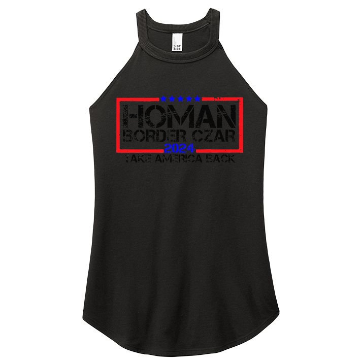 Border Czar Tom Homan Trump 47th President Elect Women's Perfect Tri Rocker Tank