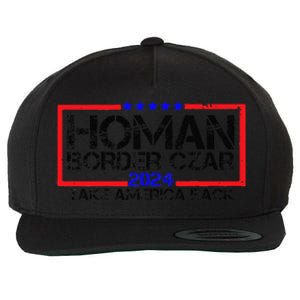 Border Czar Tom Homan Trump 47th President Elect Wool Snapback Cap