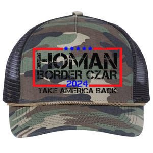 Border Czar Tom Homan Trump 47th President Elect Retro Rope Trucker Hat Cap