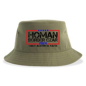 Border Czar Tom Homan Trump 47th President Elect Sustainable Bucket Hat