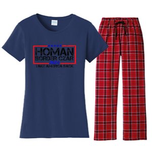 Border Czar Tom Homan Trump 47th President Elect Women's Flannel Pajama Set