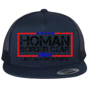 Border Czar Tom Homan Trump 47th President Elect Flat Bill Trucker Hat