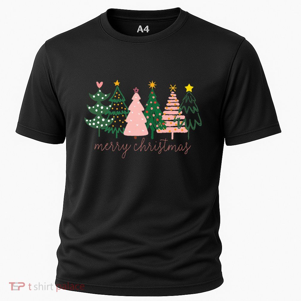 Boho Christmas Tree Performance Shirt