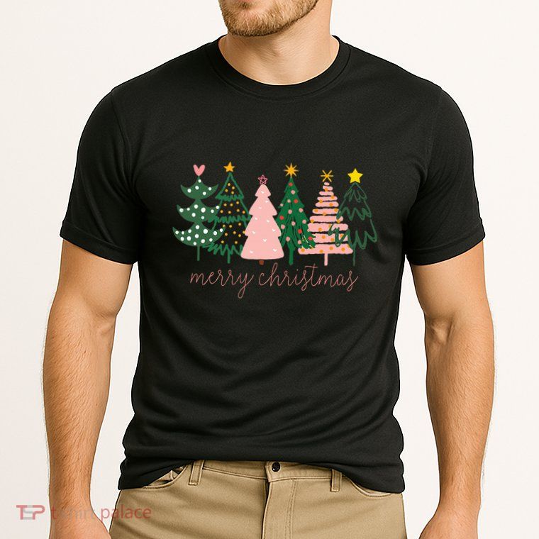 Boho Christmas Tree Performance Shirt
