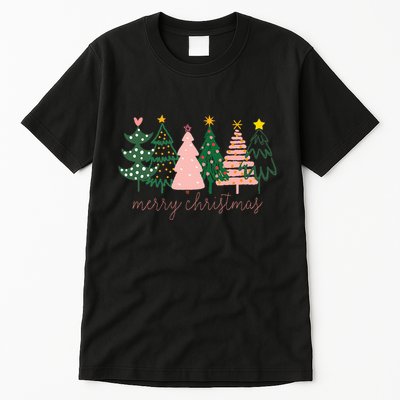 Boho Christmas Tree Tall T-Shirt